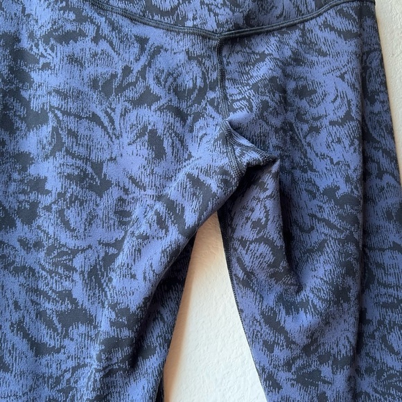 Athleta Women’s Elation Textured Tight Frosted Coral Blue Pull On Yoga Sz S - Picture 11 of 16